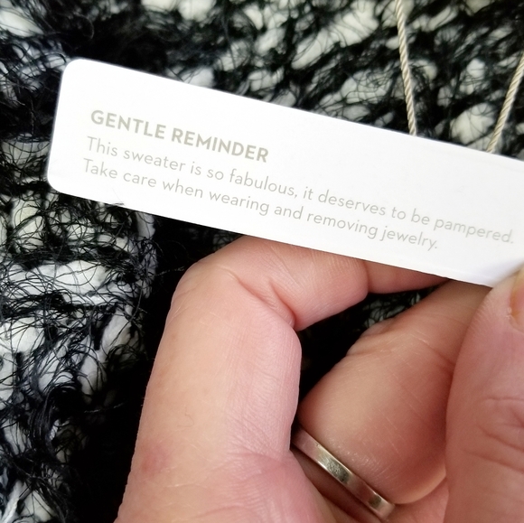 Chico's Terri Knit Sweater Vest sz 1 NWT - Picture 9 of 11